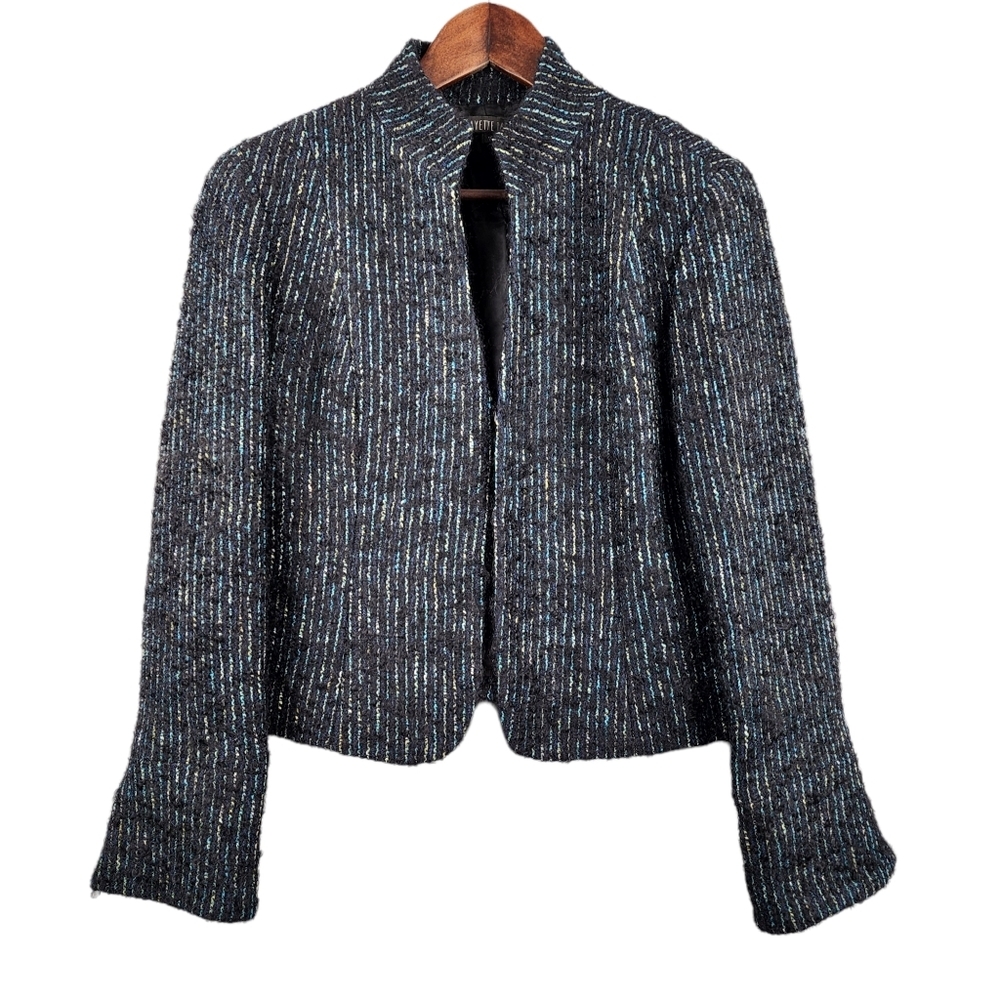 Lafayette 148 Mohair Alpaca Blend Blazer 10